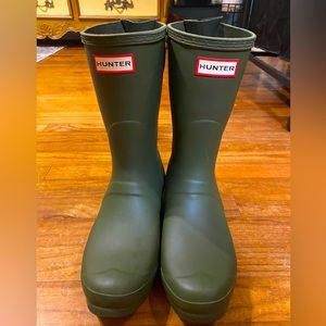 Hunter Boots - Original Short Logo Backstrap Boot